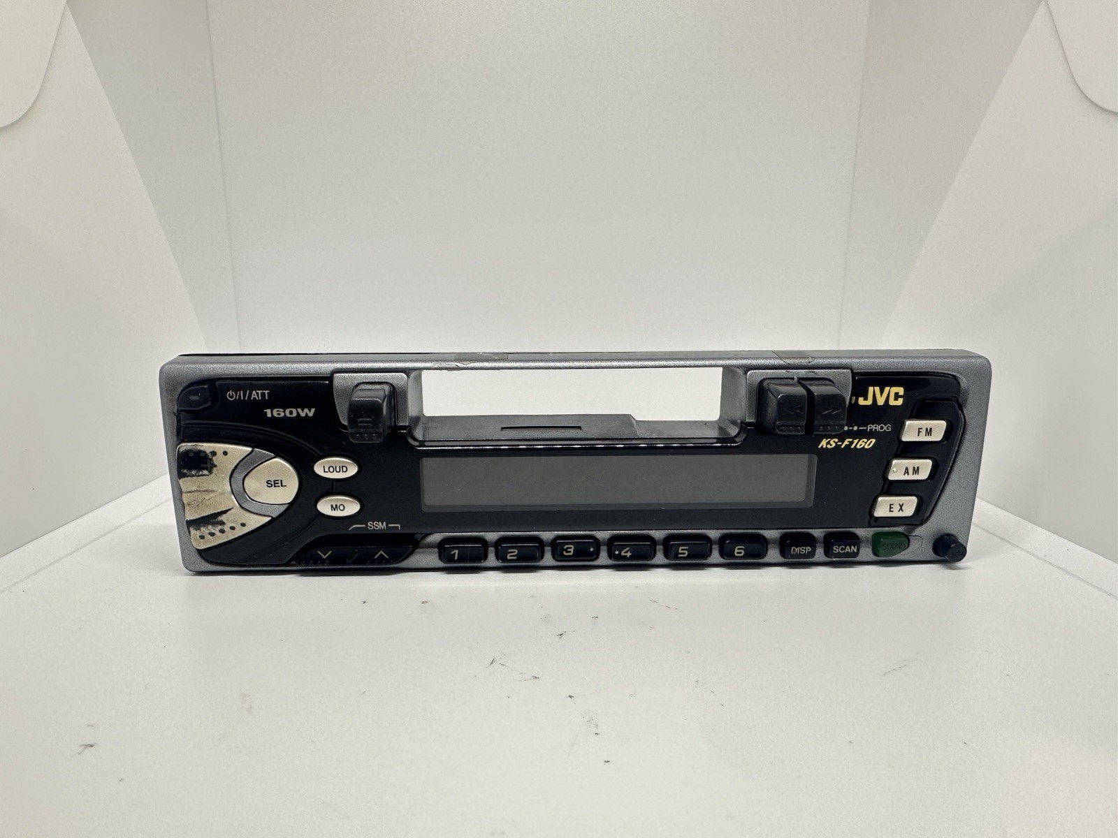 JVC KS-F160 Car Stereo Detachable Faceplate Replacement Plate Only OEM 160W* JVC KS-F160 Car Stereo Detachable Faceplate Replacement Plate Only OEM 160W*