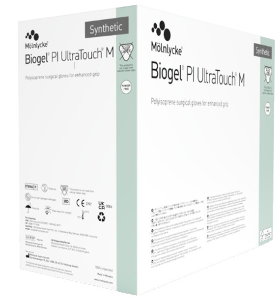 Molnlycke Biogel PI UltraTouch M Sterile Surgical Sz 8 Gloves 50 Pair 42680 Molnlycke Biogel PI UltraTouch M Sterile Surgical Sz 8 Gloves 50 Pair 42680