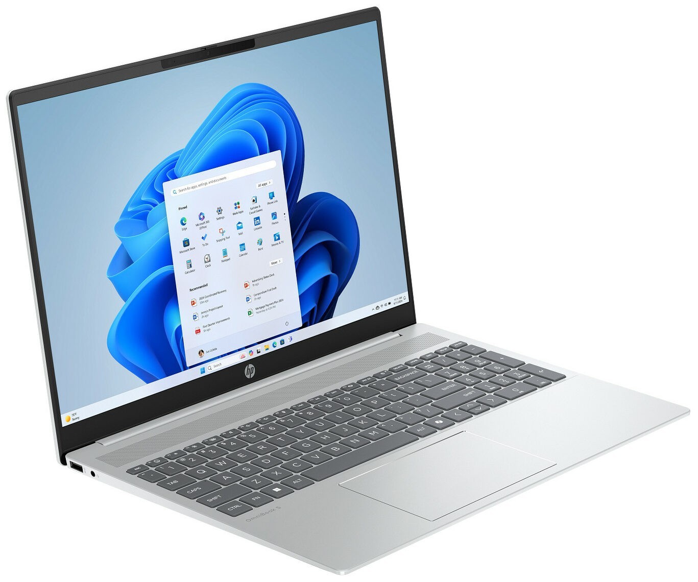 HP OmniBook 5 16-bc1000 Silver 2K 3.2 GHz Ryzen 5 8540U 8GB 512GB SSD OPEN BOX