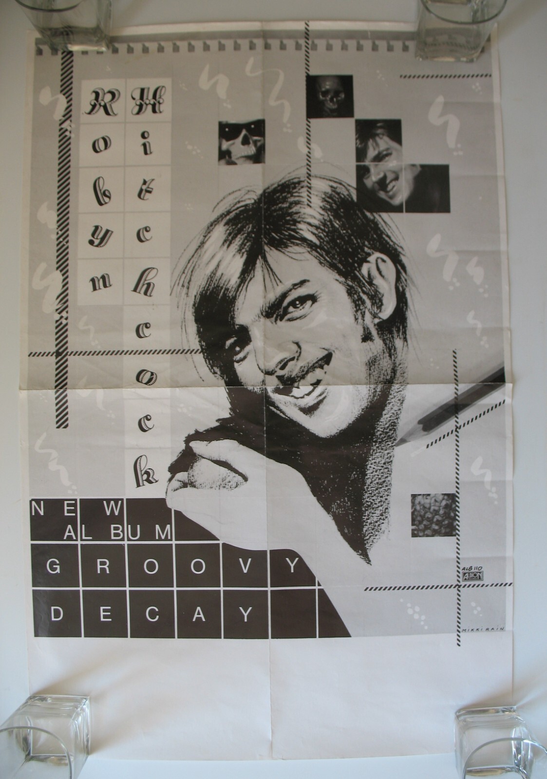 Robyn Hitchcock Groovy Decay 1982 Store Poster 20\ Robyn Hitchcock Groovy Decay 1982 Store Poster 20\