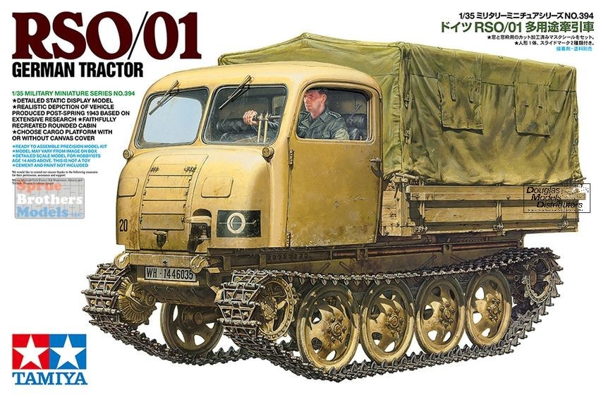 TAM35394 1:35 Tamiya RSO/01 German Tractor TAM35394 1:35 Tamiya RSO/01 German Tractor