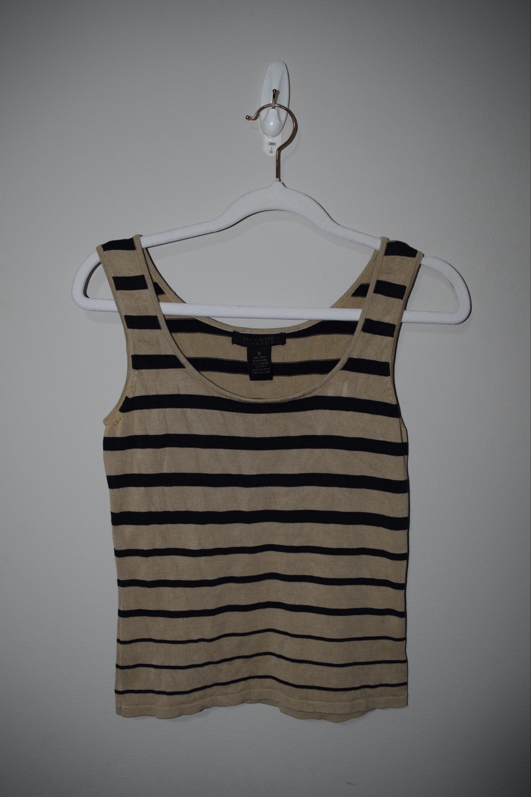 The Limited 90s Vintage Boho Silk Blend Striped Tank Top Office Siren Academia The Limited 90s Vintage Boho Silk Blend Striped Tank Top Office Siren Academia