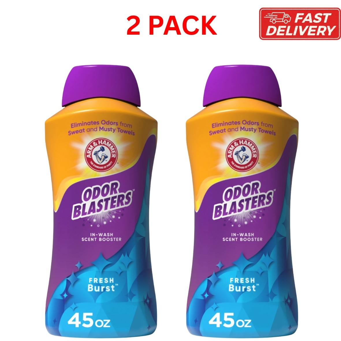 ARM & HAMMER Odor Blasters Laundry Scent Booster Fresh Burst 2 Pack ARM & HAMMER Odor Blasters Laundry Scent Booster Fresh Burst 2 Pack