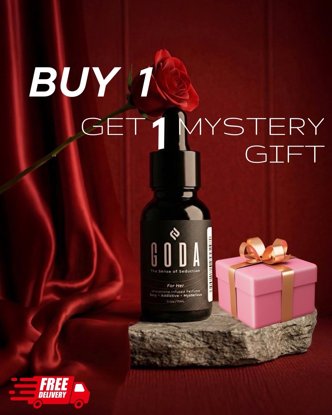 The Sense of Seduction Original Goda For Her Pheromone Perfum 15ml + GIFT.
