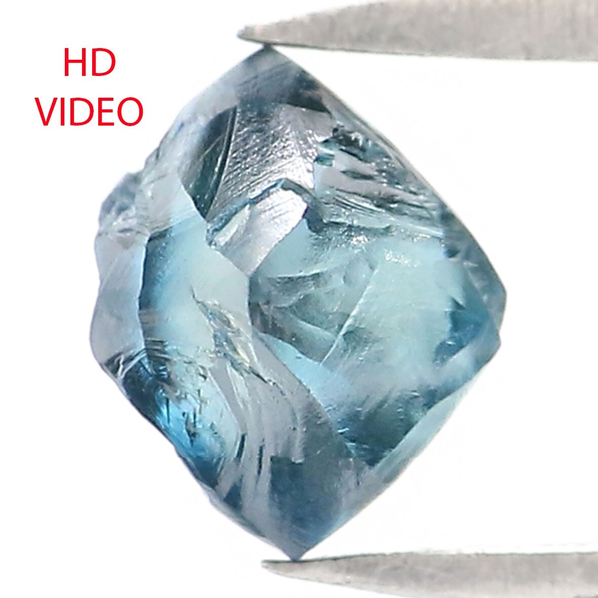 0.71 CT Natural Loose Rough Cut Diamond 5.85 MM Blue Color Rough Diamond NQ2033