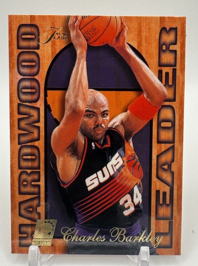 1995-96 Fleer #21 Charles Barkley Flair Hardwood Leader 1995-96 Fleer #21 Charles Barkley Flair Hardwood Leader