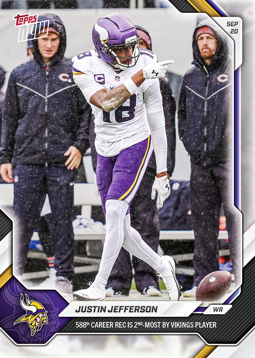 *PRE SALE* Justin Jefferson - 2026-27 NFL Topps NOW® - Card 22