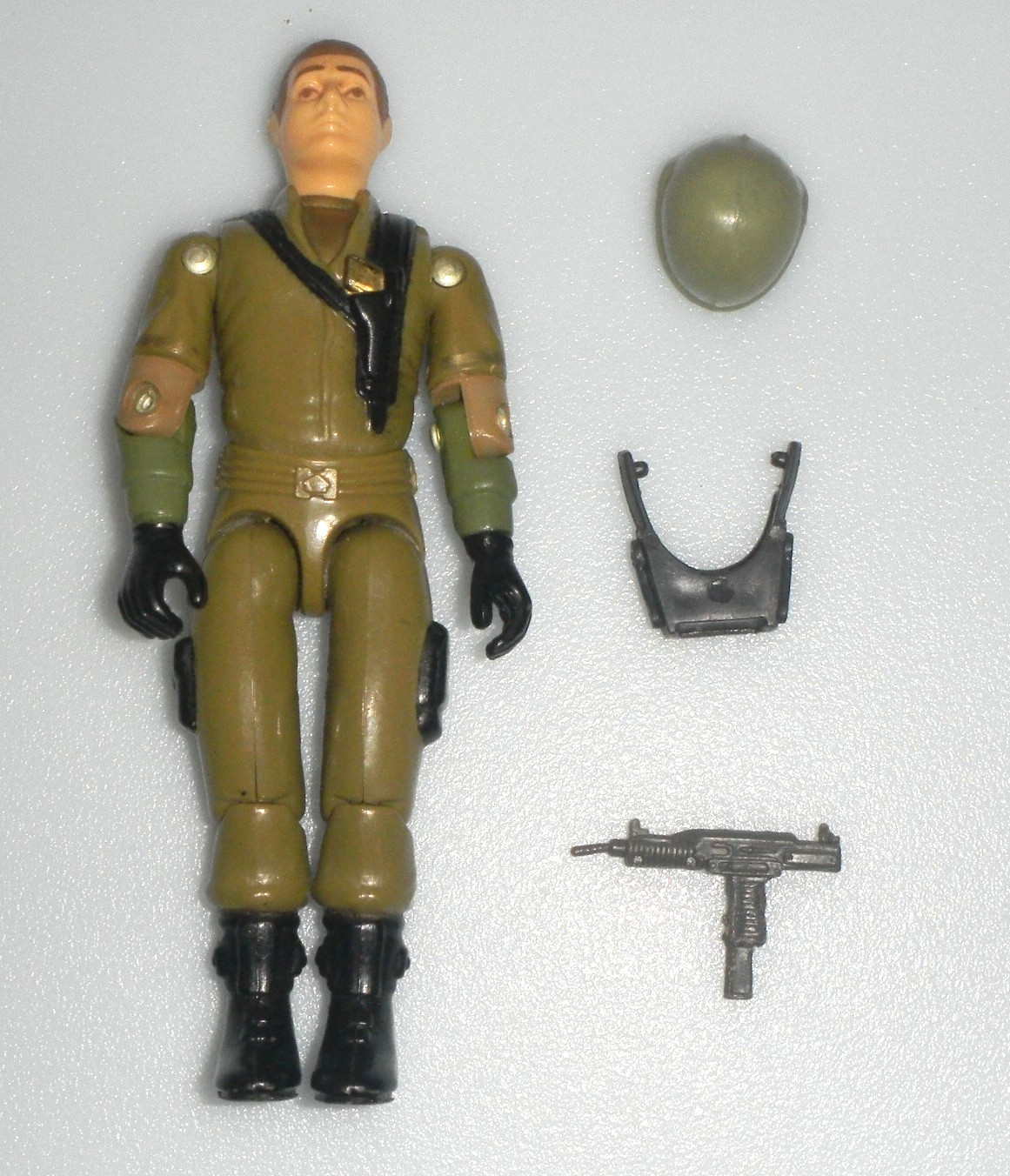 Vintage 1983 Steeler Swivel Arm v1.5 G.I. GI Joe Complete Figure 3.75 ARAH -Read