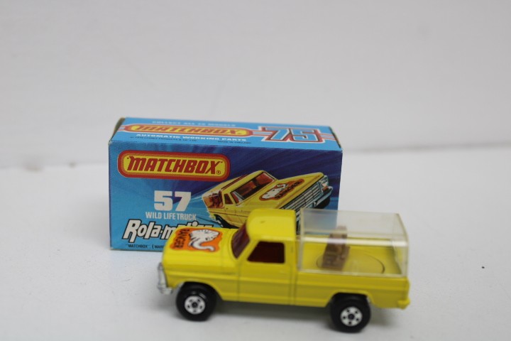 Matchbox Superfast Rola-Matics No. 57 Wild Life Truck 1978 Lesney NOS
