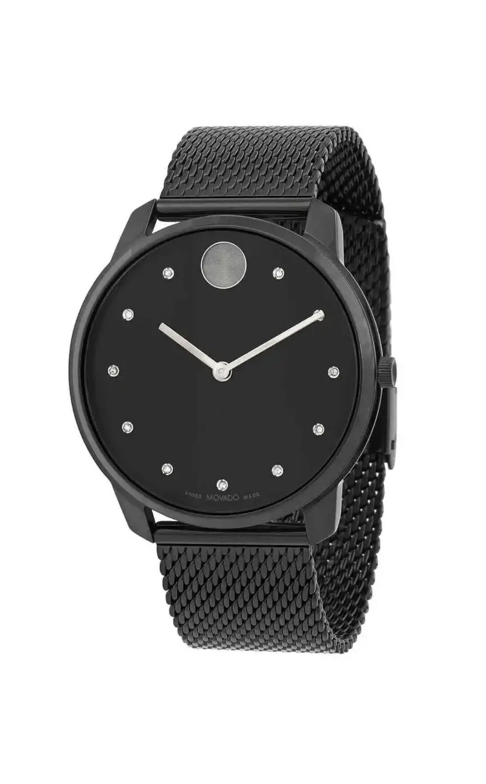 Brand New Movado Bold Thin Men’s Black ION Plated Stainless Steel Watch 3600904 Brand New Movado Bold Thin Men’s Black ION Plated Stainless Steel Watch 3600904