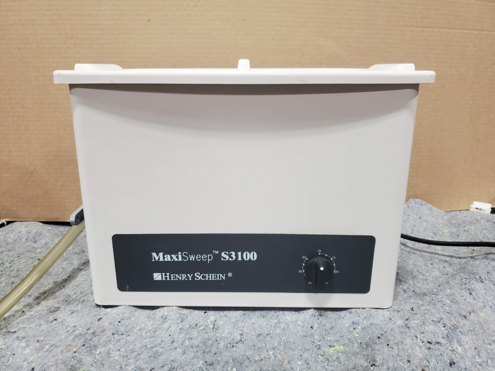 Henry Schein Maxi Sweep S3100 3 Gallon Dental Ultrasonic Bath Cleaner