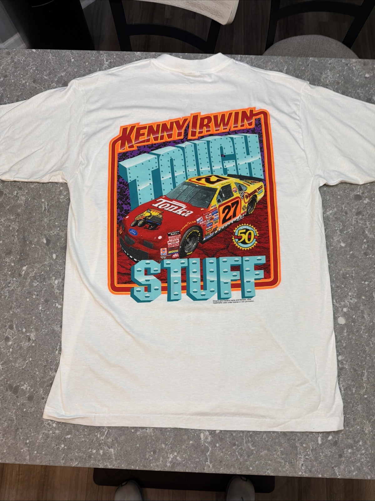 Vintage 1997 Kenny Irwin Jr. / Tonka Trucks NASCAR Cup Series Tee - XL