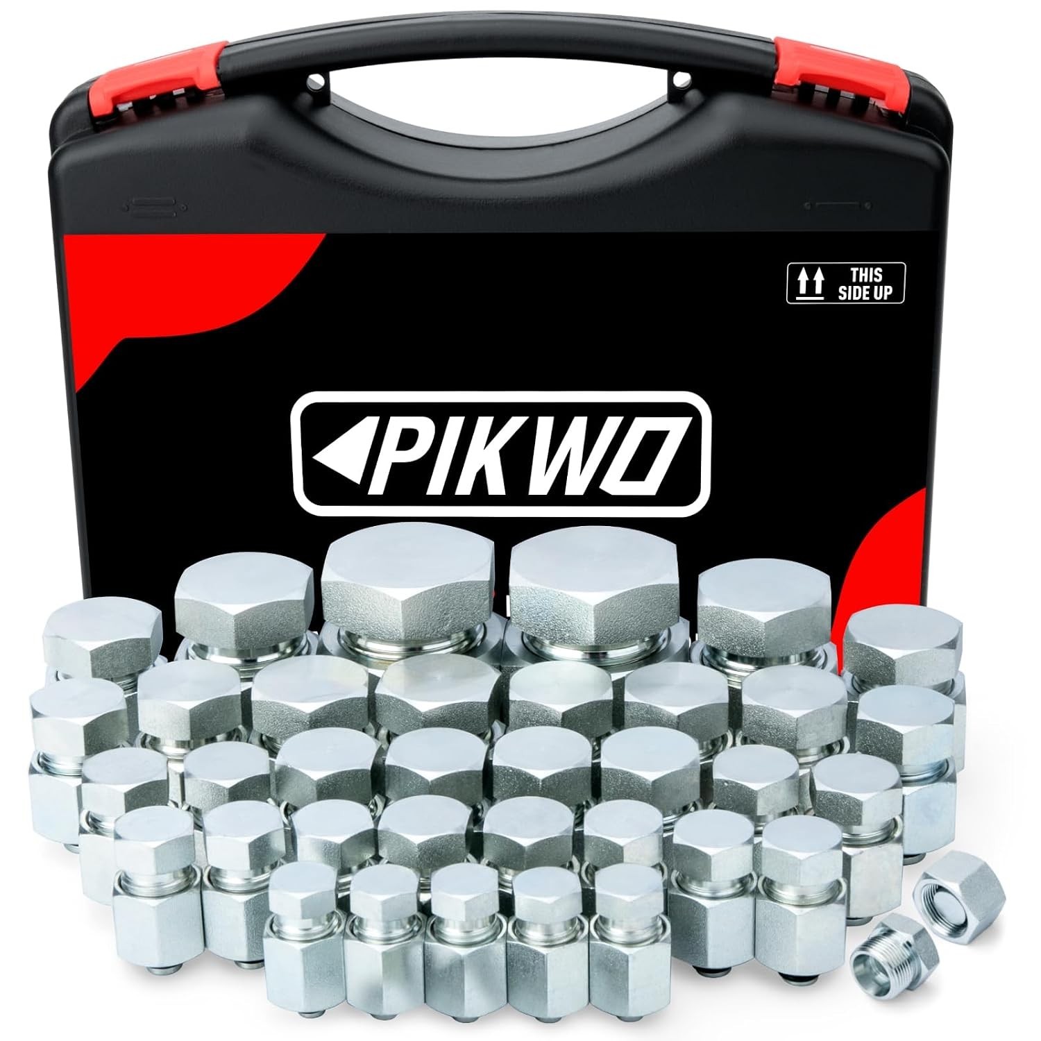 72 Pcs DIN Heavy Duty Cap & Plug Assortment Hydraulic Adapter Fitting Kit Set... 72 Pcs DIN Heavy Duty Cap & Plug Assortment Hydraulic Adapter Fitting Kit Set...