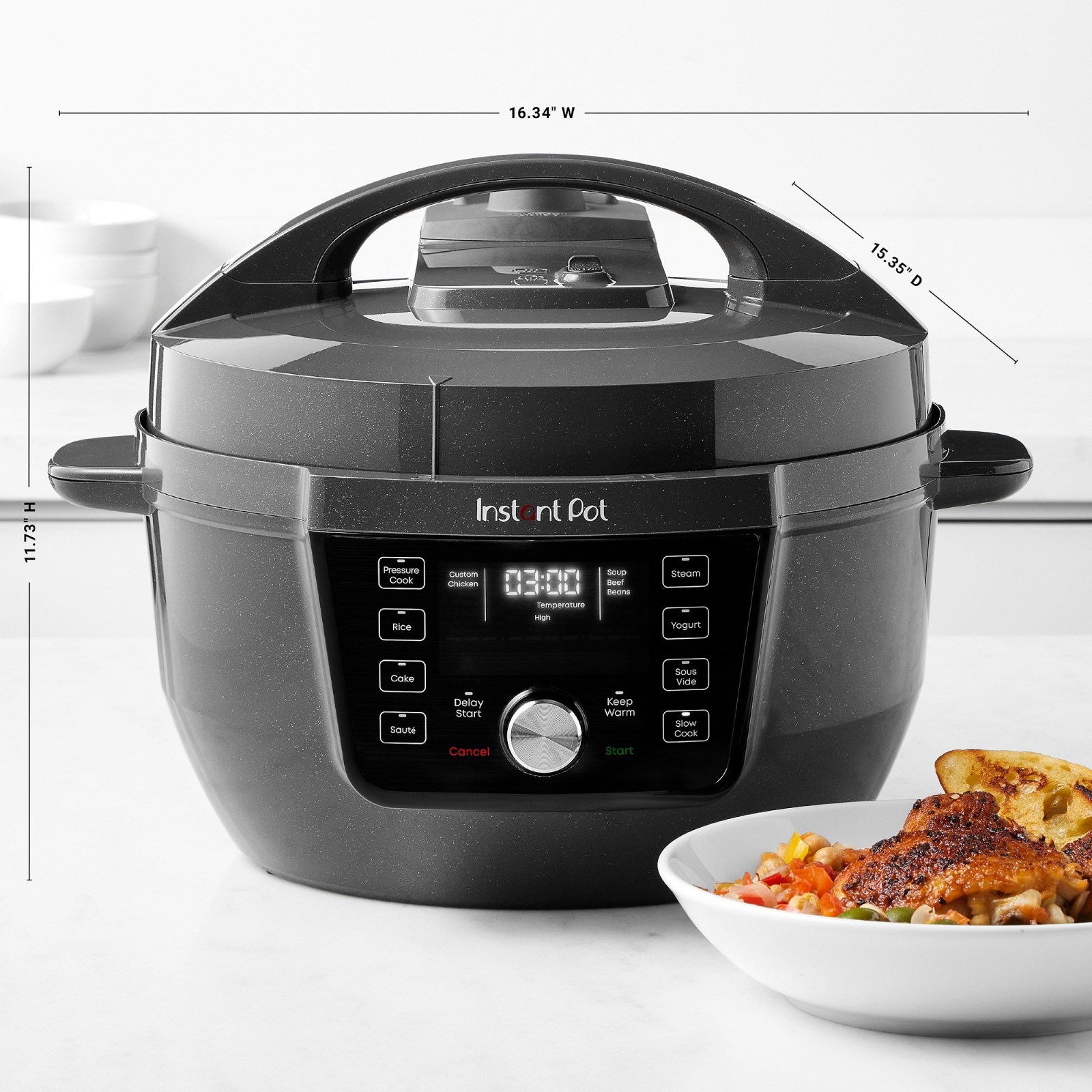 Instant Pot RIO Wide Plus Pressure Cooker, 7 1/2-qt Instant Pot RIO Wide Plus Pressure Cooker, 7 1/2-qt