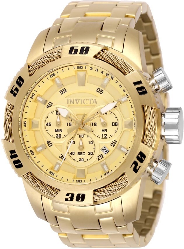 Retail $499.00 Invicta Bolt Speedway Ignition Men\'s Watch - 50mm. Gold (49122)⚡️
