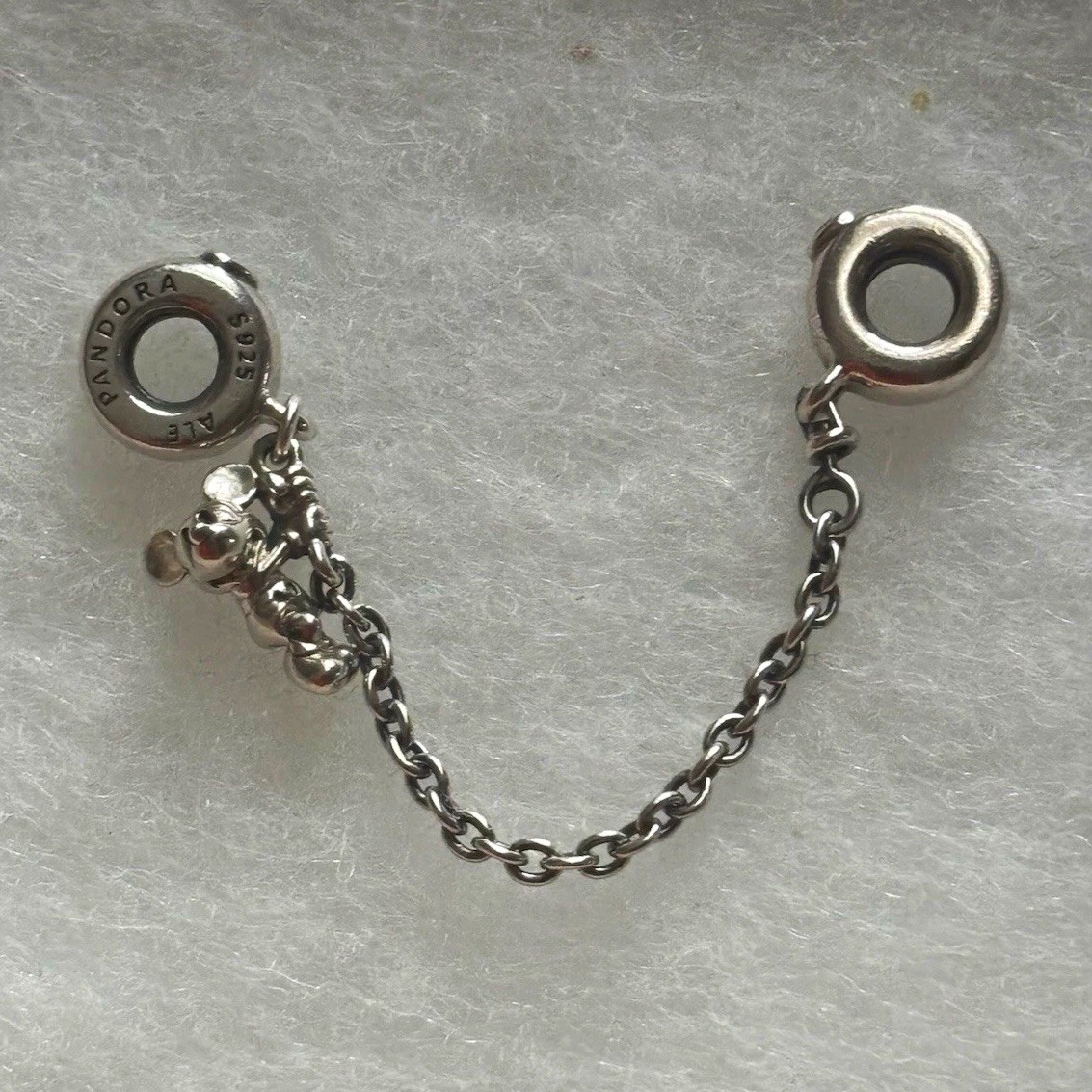 Authentic PANDORA Disney Climbing Mickey Safety Chain Authentic PANDORA Disney Climbing Mickey Safety Chain