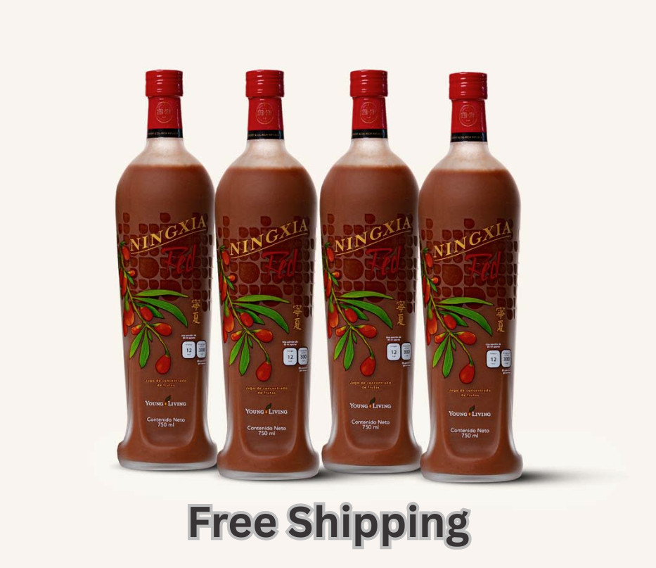 4 Bottles x 750ml - NingXia Red Young Living Essential Oils -New & 