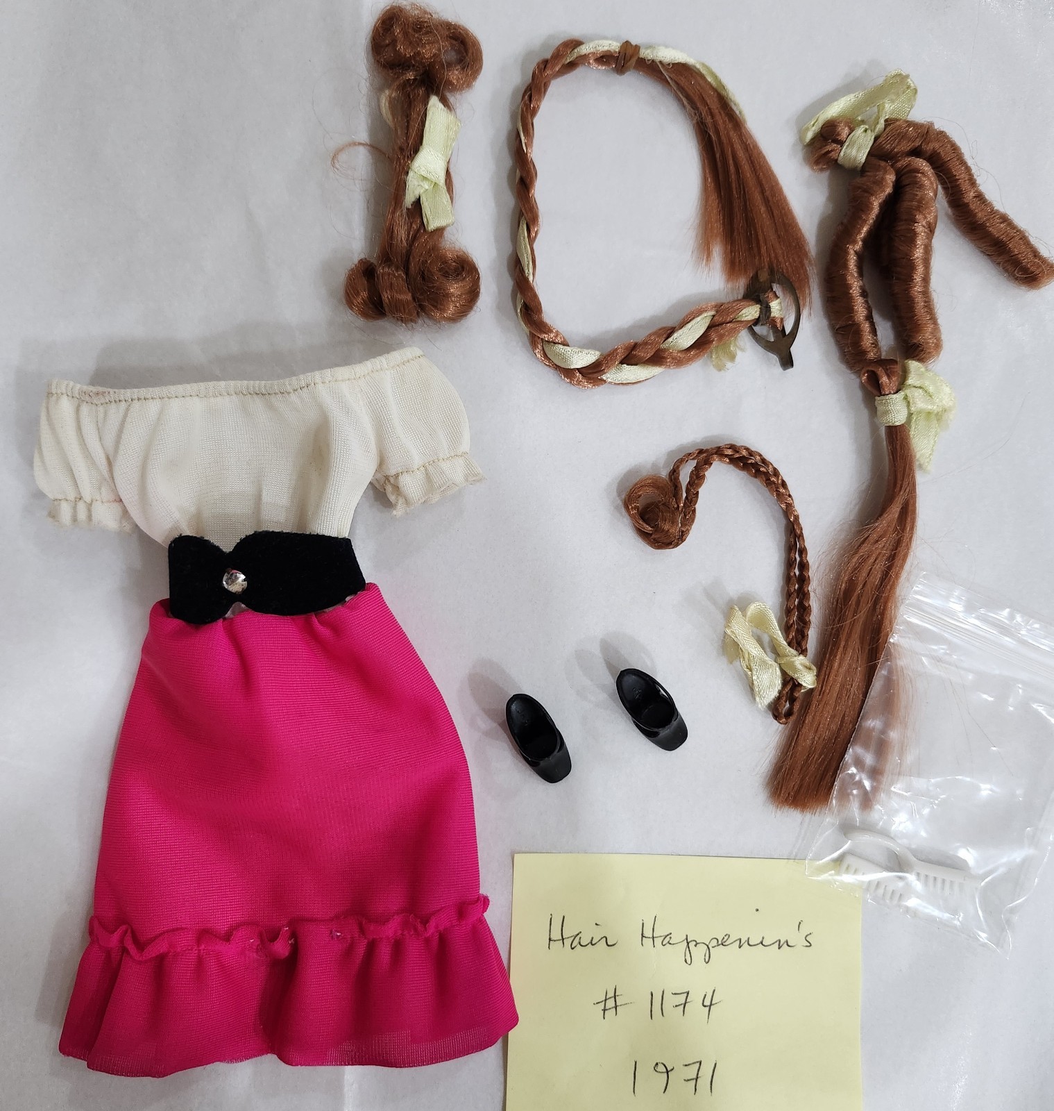 Vintage Hair Happenins Barbie Sears Exclusive 1971 VHTF Original Outfit And Hair