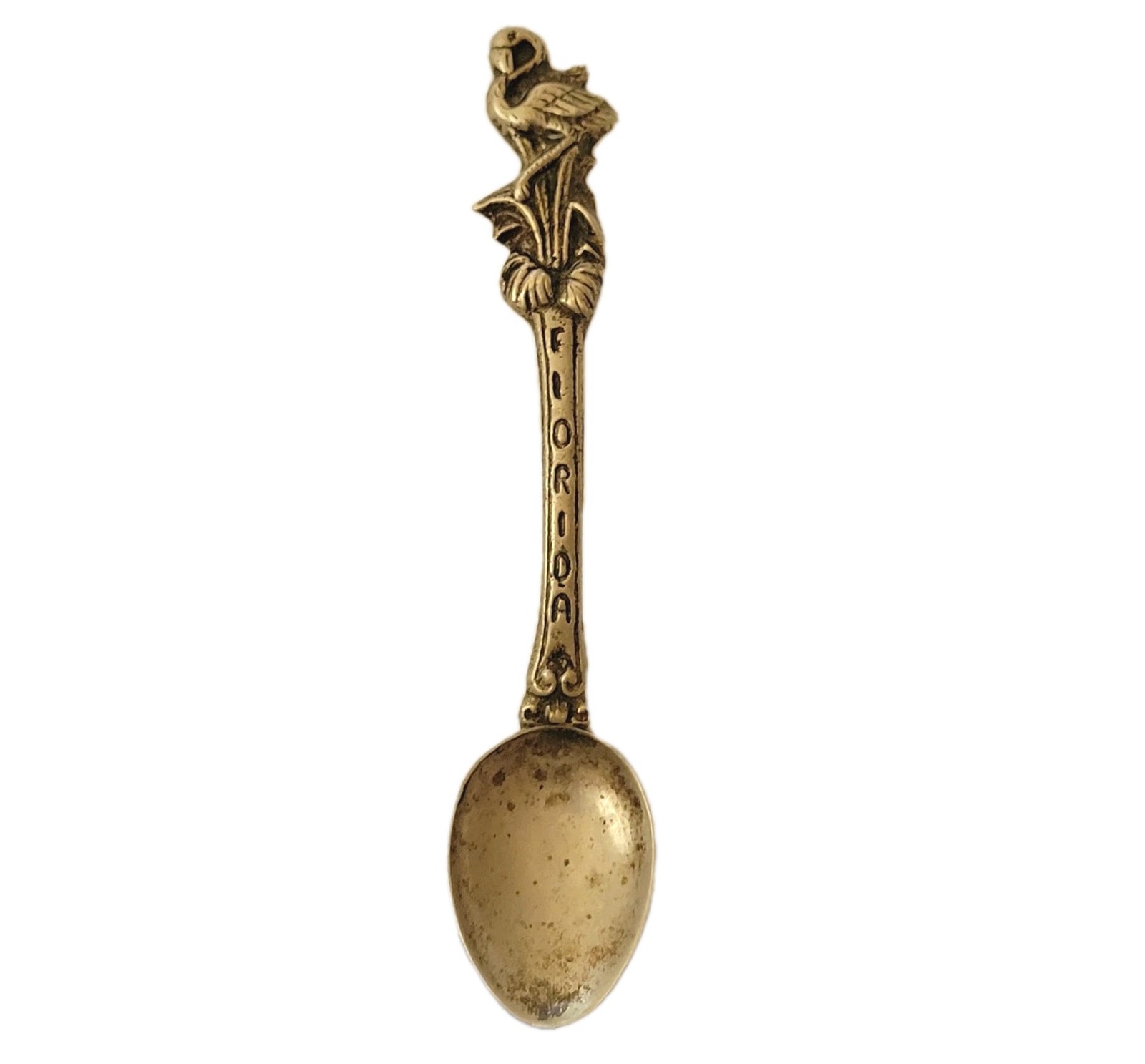 Vintage Florida Souvenir Spoon Collectible Flamingo 