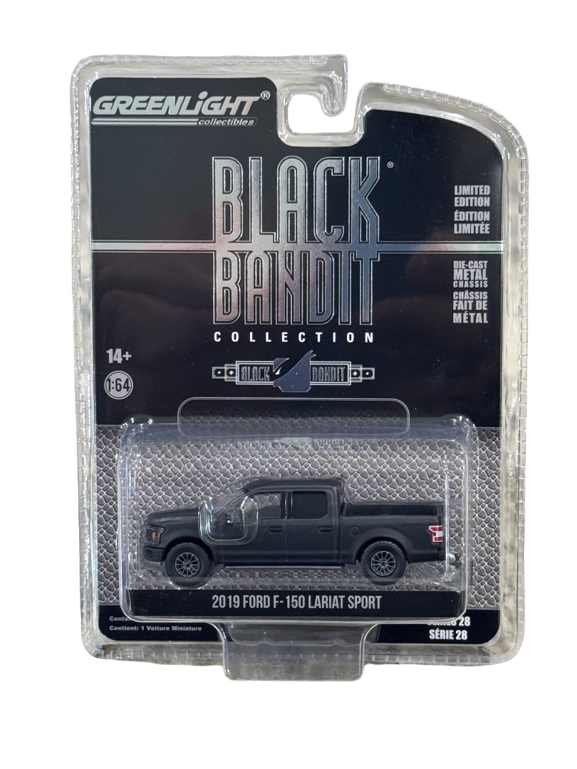Greenlight Black Bandit Series 28 2019 Ford F-150 Lariat Sport 1/64