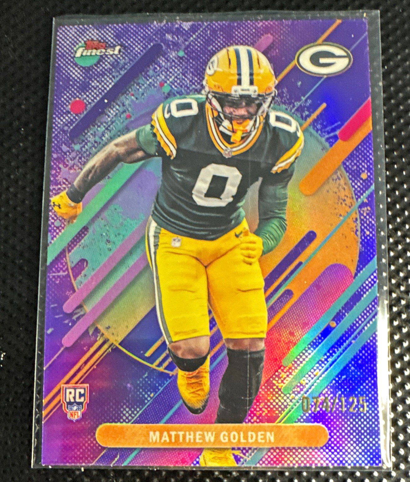 Topps 2025 Topps Finest Matthew Golden Packers RC Finest Performance #217 /125 Topps 2025 Topps Finest Matthew Golden Packers RC Finest Performance #217 /125