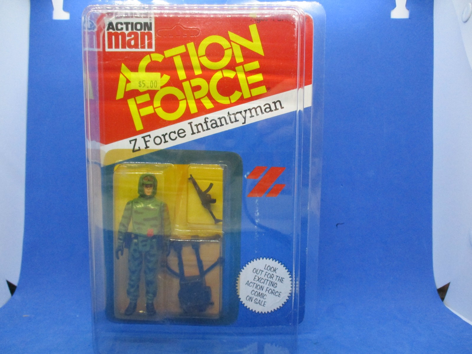 Hasbro GI Joe Action Force Palitoy Z Force Infantryman rare 1983