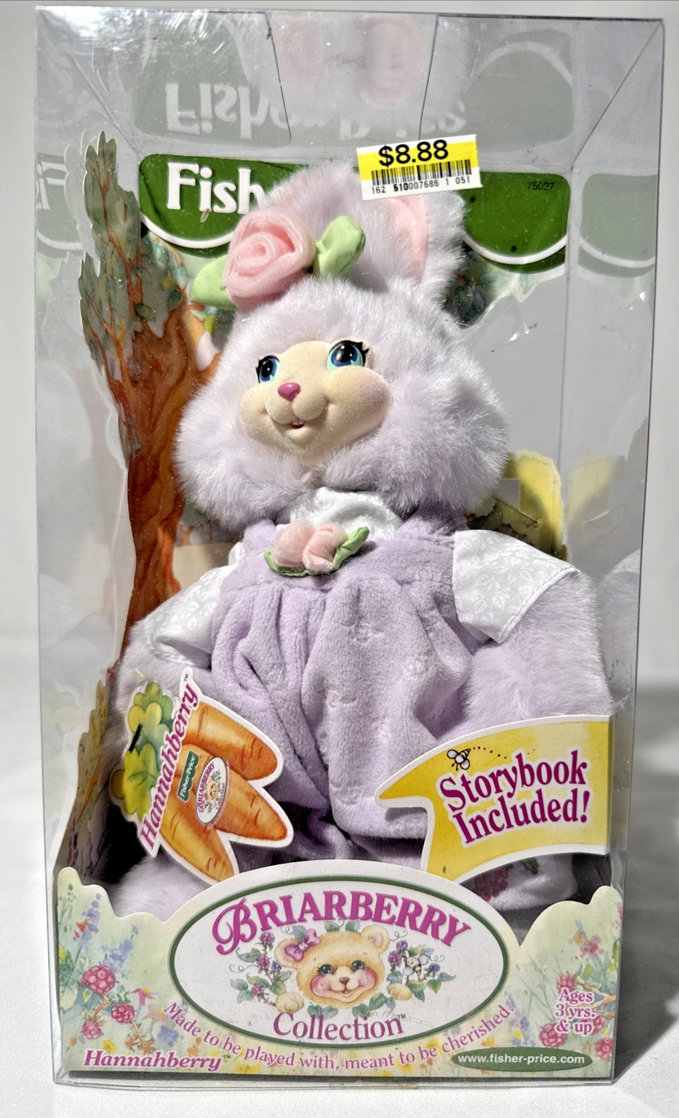 Fisher-Price Briarberry Collection HANNAHBERRY StoryBook Included Vintage Bear Fisher-Price Briarberry Collection HANNAHBERRY StoryBook Included Vintage Bear