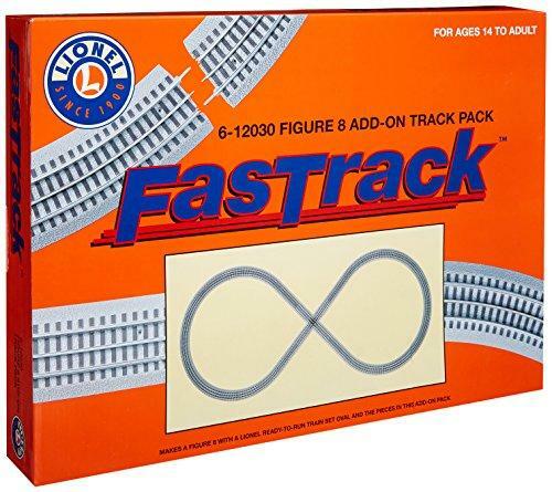 Lionel FasTrack Figure-8 Add-On Track Pack, Electric O Gauge Lionel FasTrack Figure-8 Add-On Track Pack, Electric O Gauge