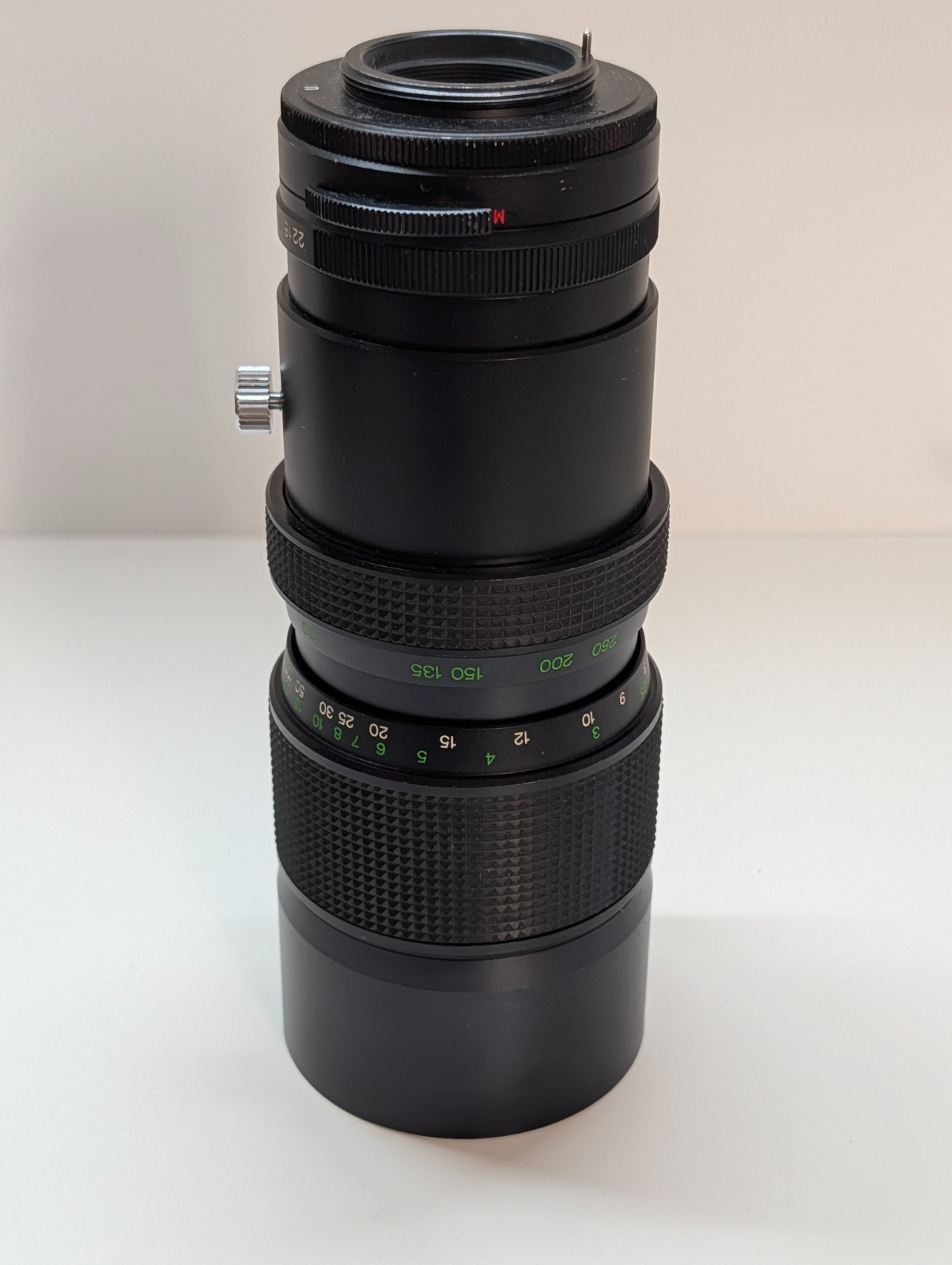 Vivitar 75-260mm f/4.5 Auto Zoom Macro Lens T-Mount Tripod Collar - Untested