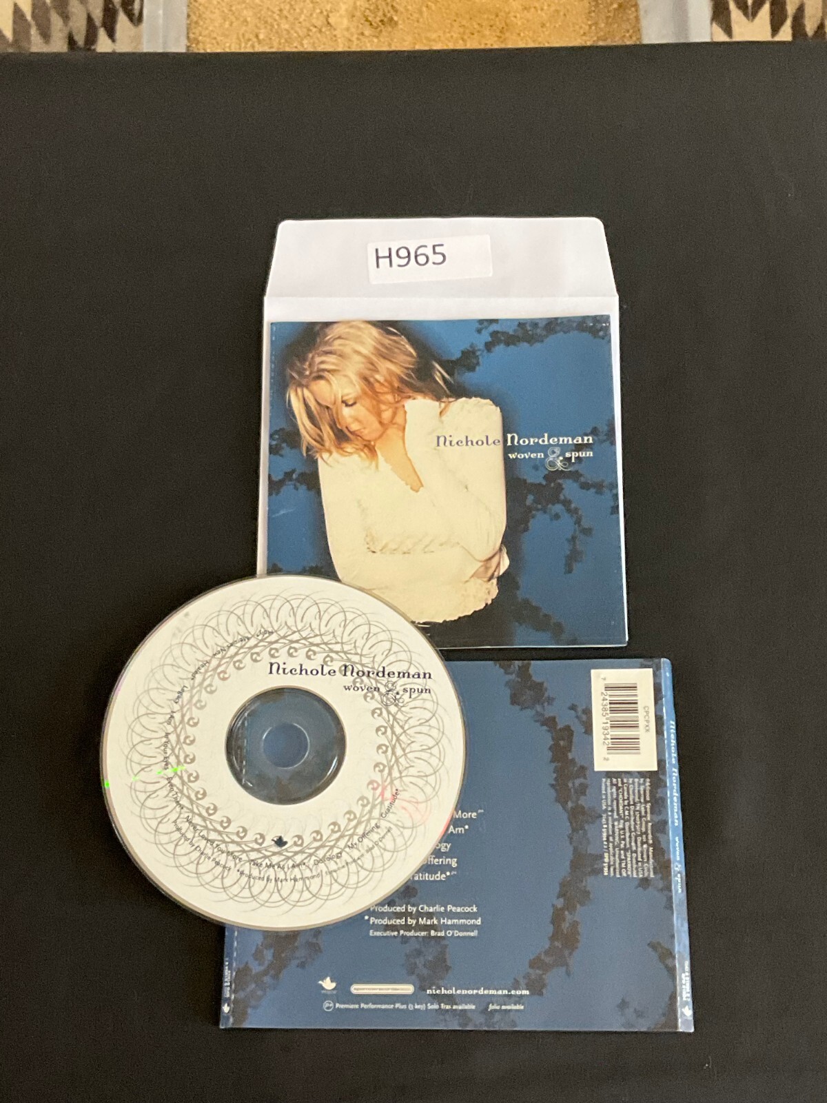 Woven & Spun - Audio CD By Nichole Nordeman No Case #H965