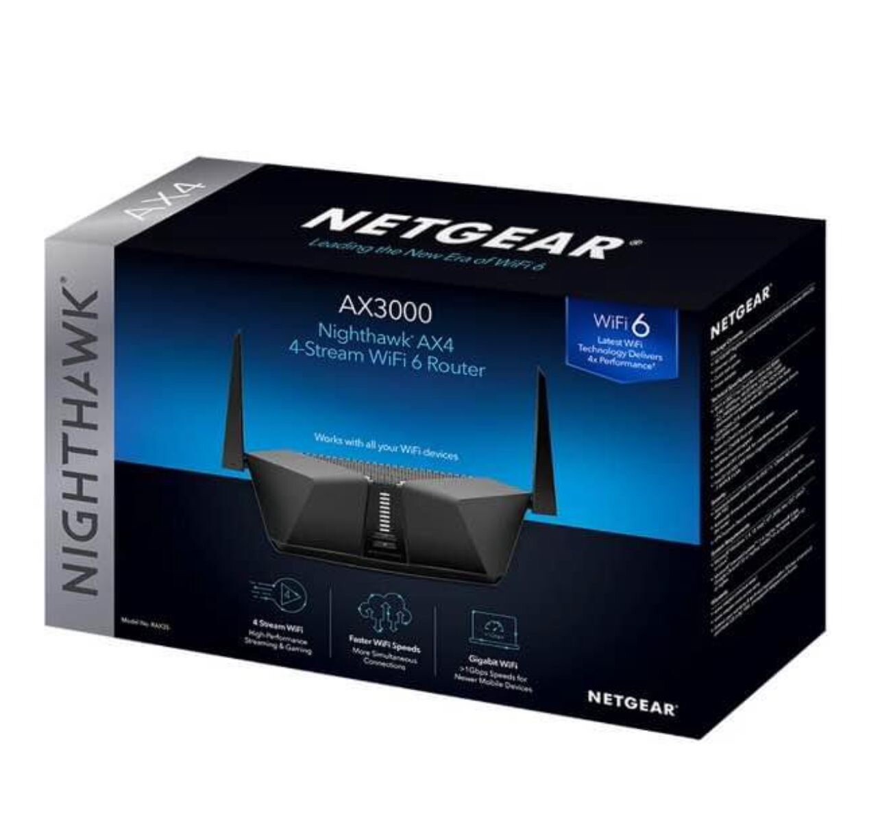 NETGEAR Nighthawk AX3000 WiFi 6 Router