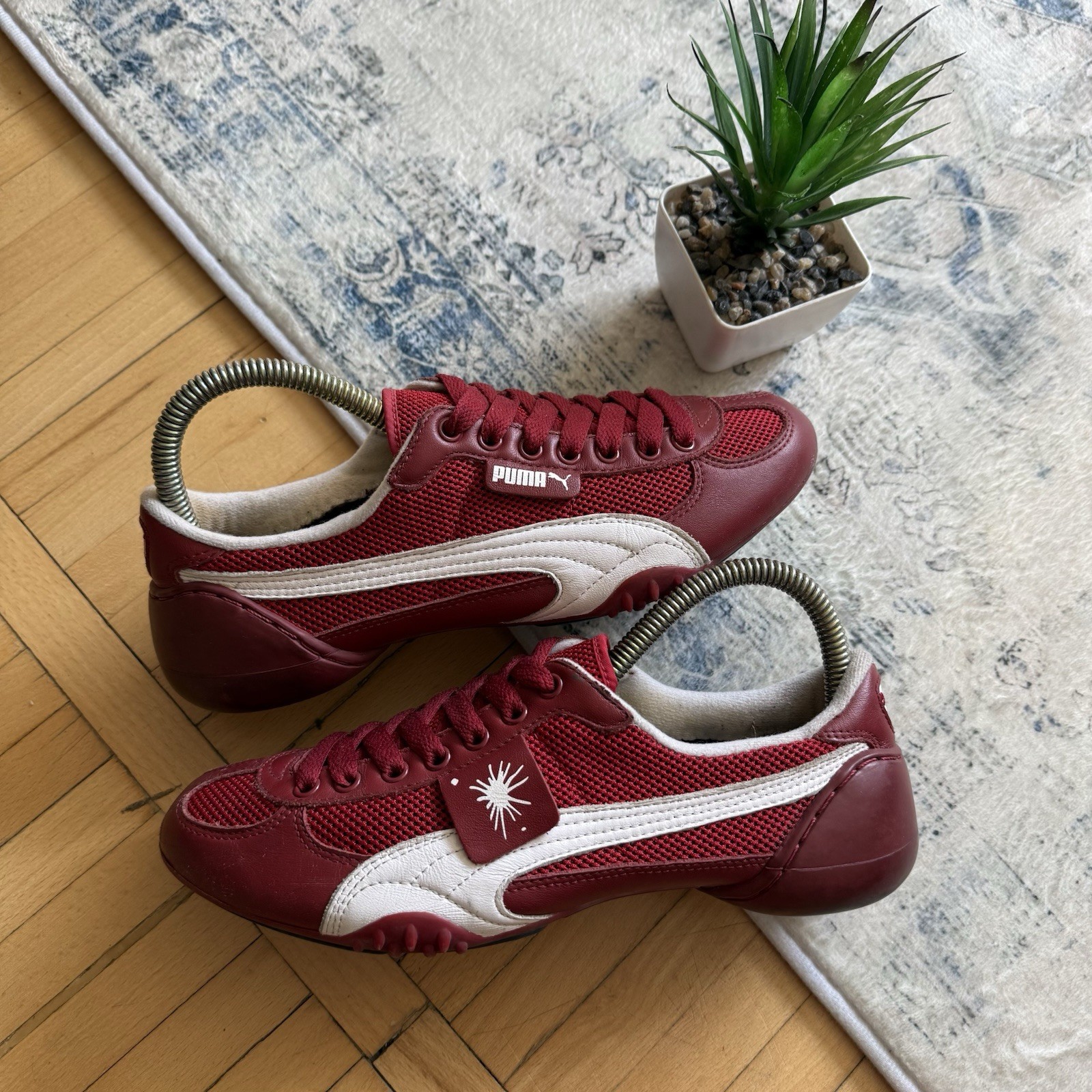 Rare Y2K Puma Mihara Yasuhiro My-9 Red Trainers Y2K Size US 7,5
