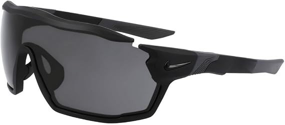 New Nike IU4706X 010 Matte Black & Grey SHOW X RUSH N Sunglasses with Grey Lens