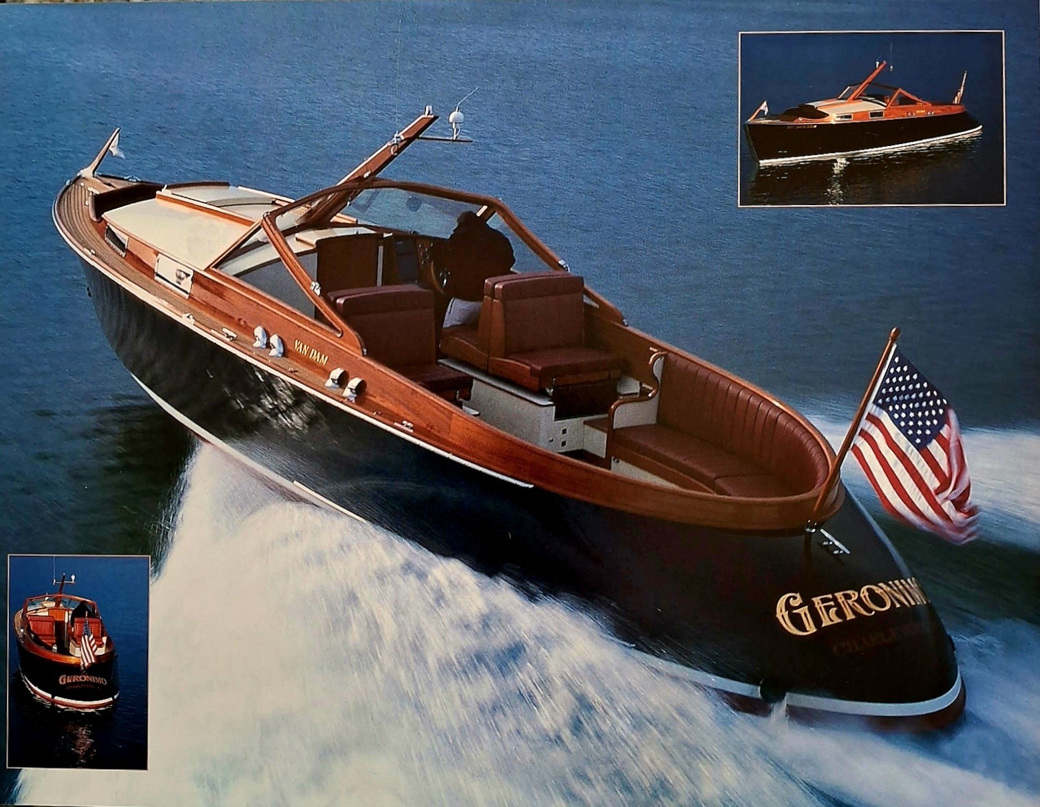Vintage Van Dam Custom Boats Sales Portfolio - 11 Pristine Spec Sheets & Folder.