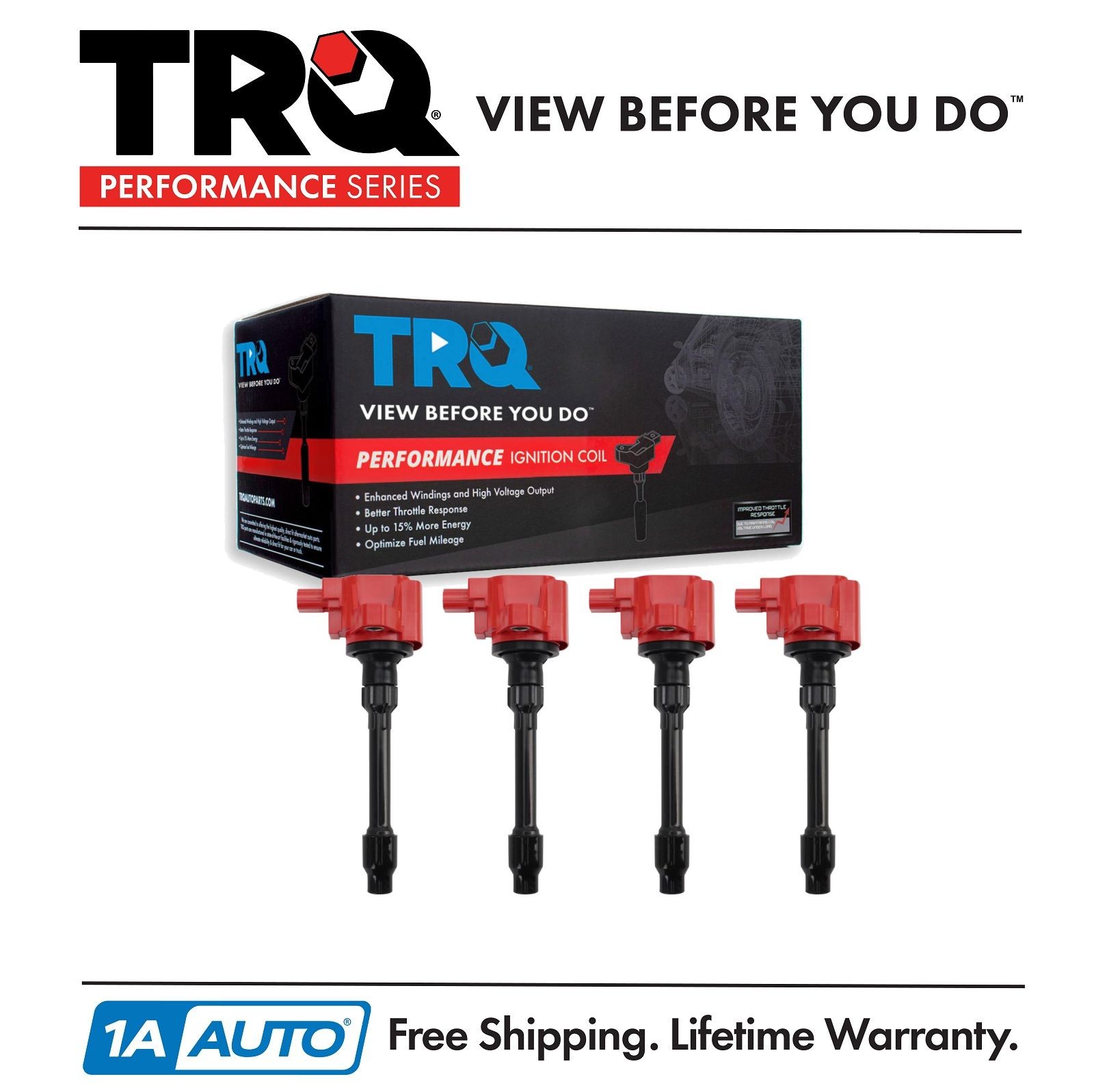 TRQ Performance Ignition Coil Set Fits 19-23 Acura 16-25 Honda