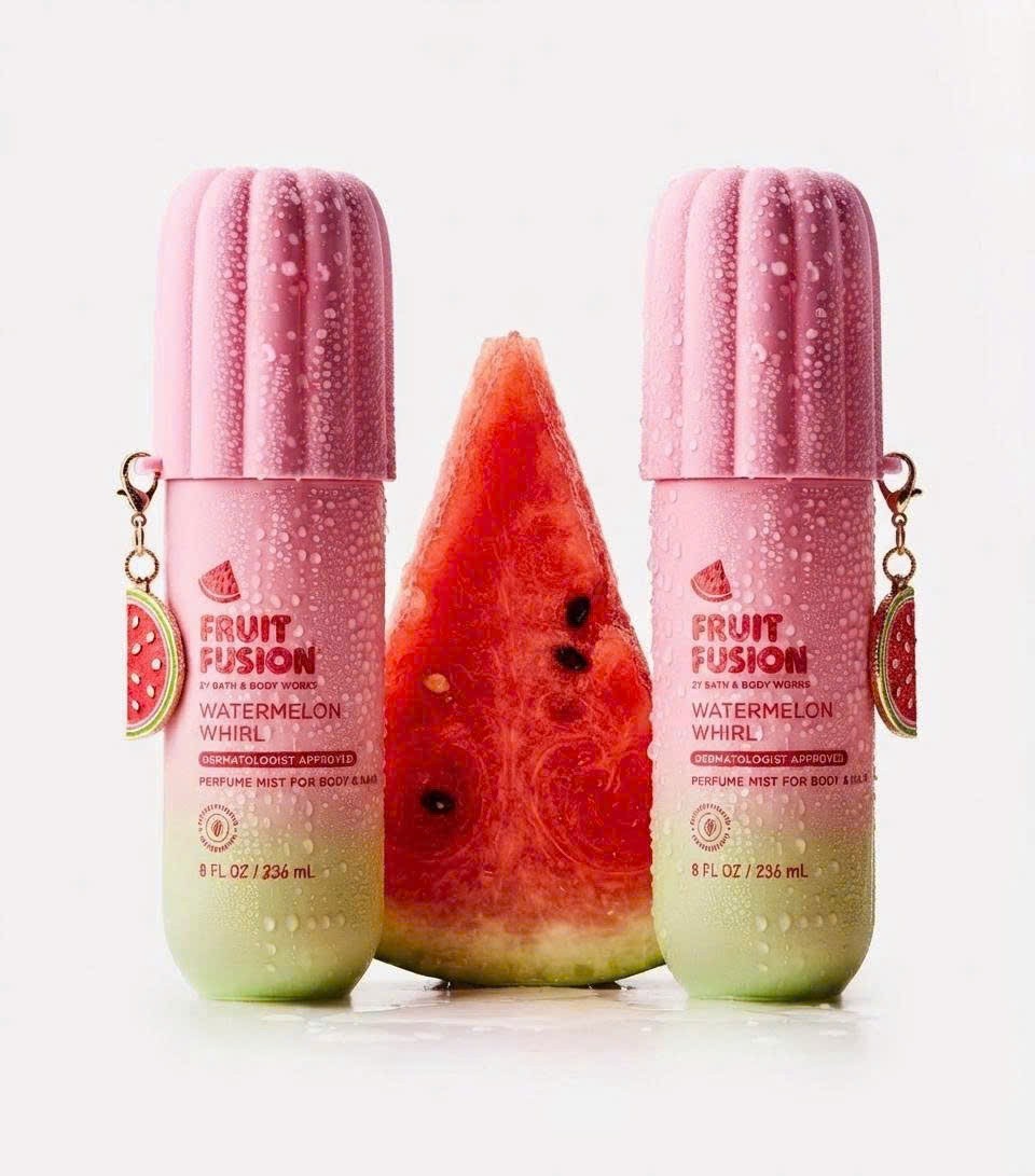 2 Pack BBW Watermelon Whirl Body Spray 8oz / 236 mL 2 Pack BBW Watermelon Whirl Body Spray 8oz / 236 mL