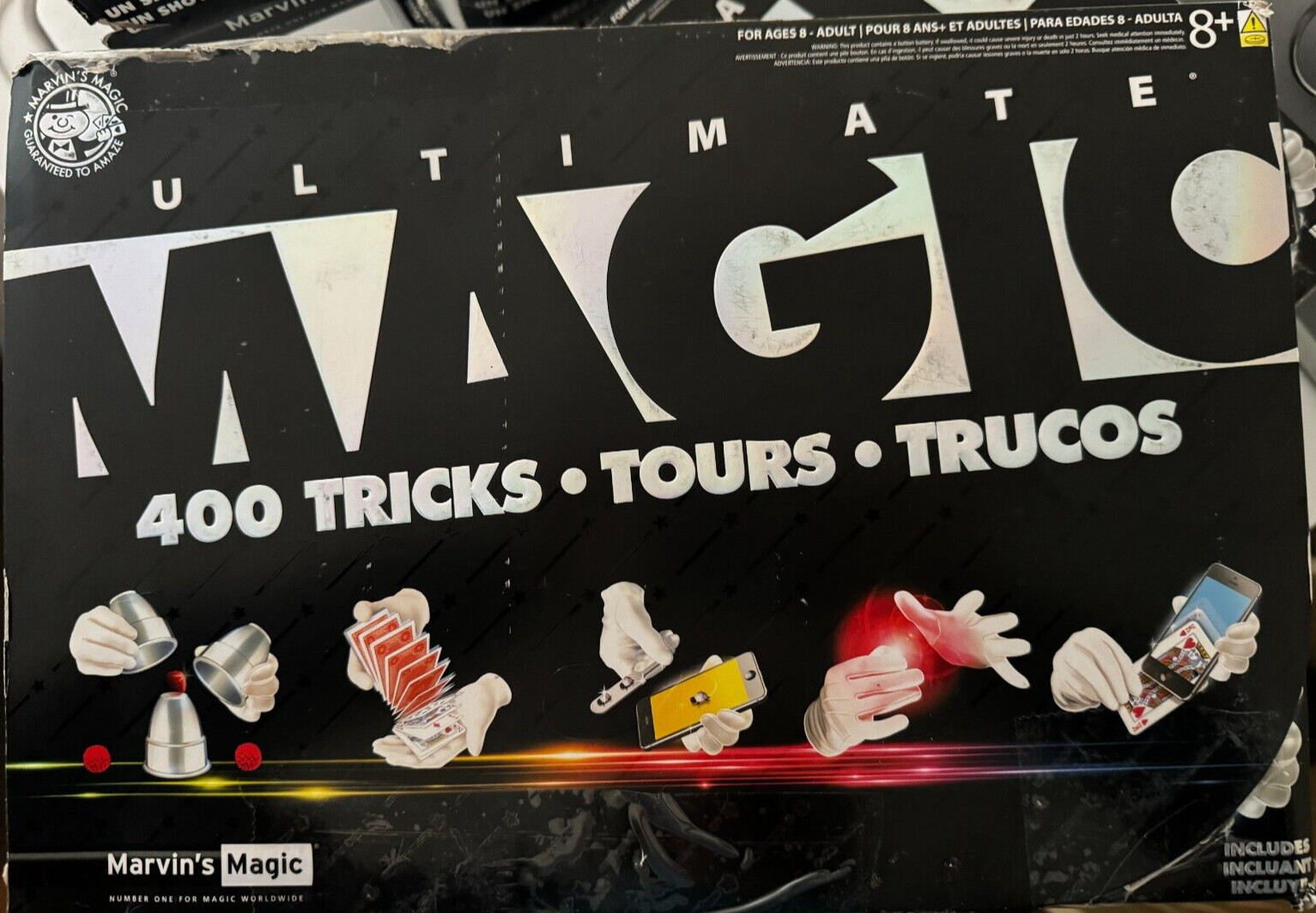 Marvin\'s Magic 400 Ultimate Magic Tricks & Illusions for Kids 8+ older (Used) Marvin\'s Magic 400 Ultimate Magic Tricks & Illusions for Kids 8+ older (Used)