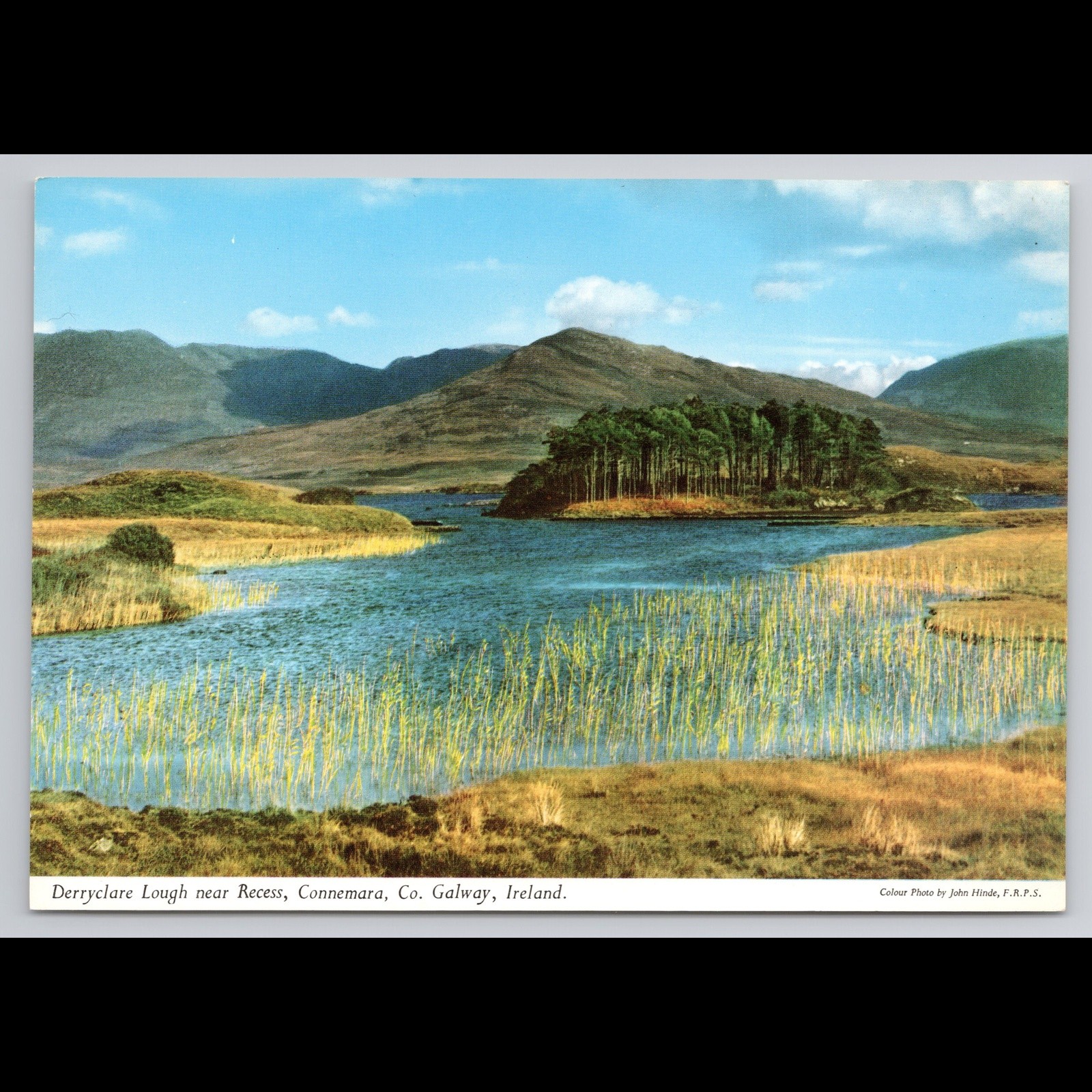 Vintage Postcard Derryclare Lough Recess Co. Galway Ireland Unposted Scenic View
