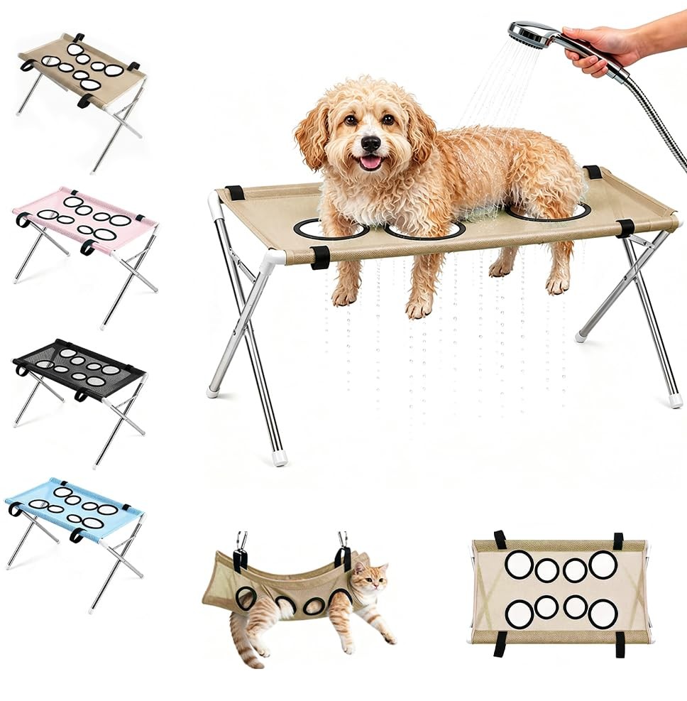 Foldable, Adjustable Grooming Bed for Small Dogs and Cats Foldable, Adjustable Grooming Bed for Small Dogs and Cats