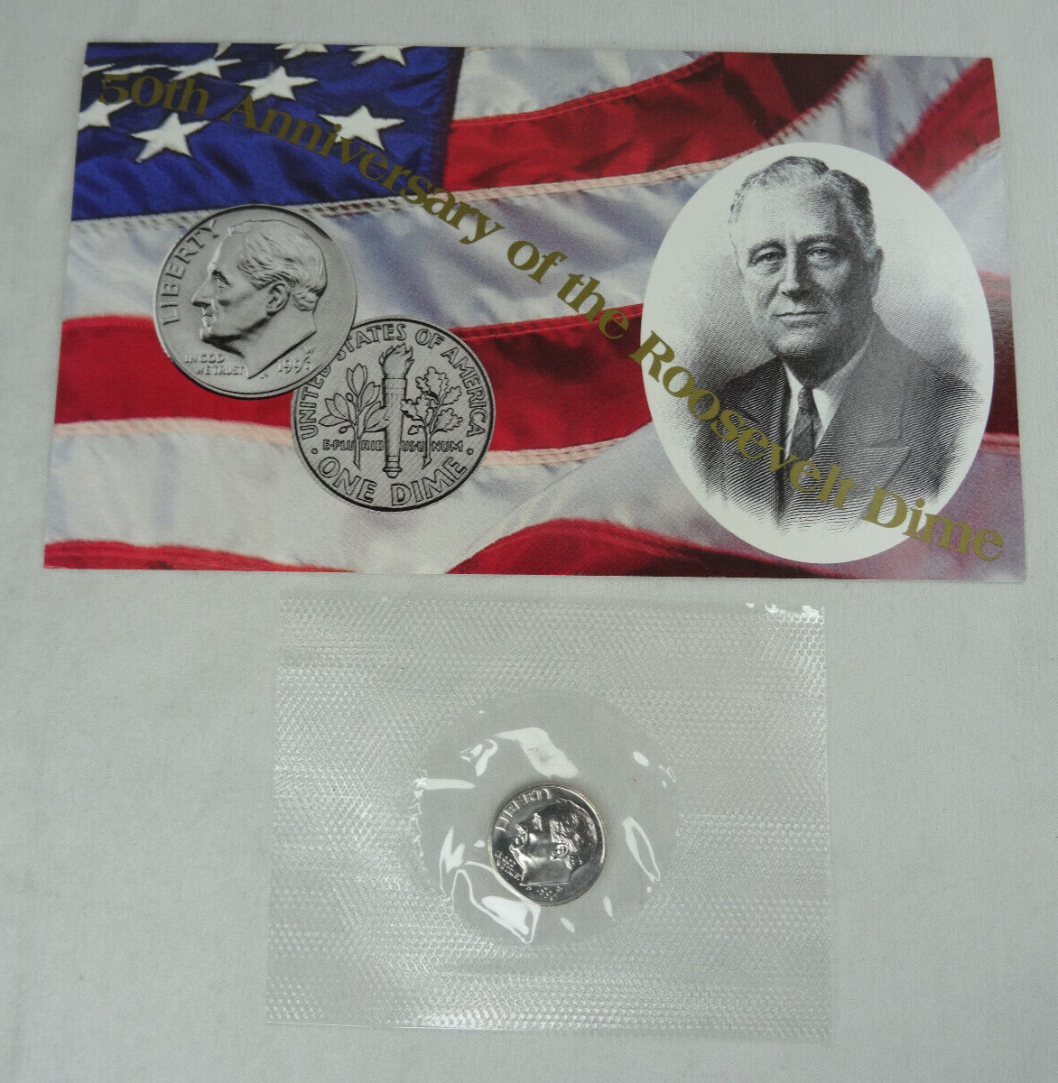 1996-W Roosevelt Dime 10C West Point Uncirculated OGP with COA 1996-W Roosevelt Dime 10C West Point Uncirculated OGP with COA