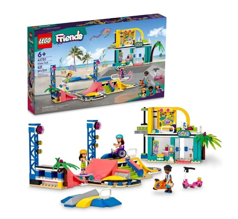 LEGO Friends (41751) Skate Park Set - 431 piece - NEW SEALED