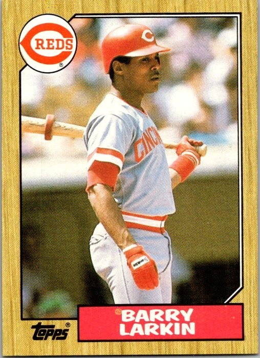Barry Larkin - 1987 Topps - # 648 - ROOKIE - Reds