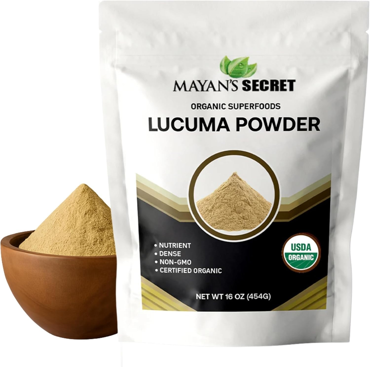 Organic Lucuma Powder 1 lb Natural Sweetener USDA Organic Non-GMO Vegan Organic Lucuma Powder 1 lb Natural Sweetener USDA Organic Non-GMO Vegan