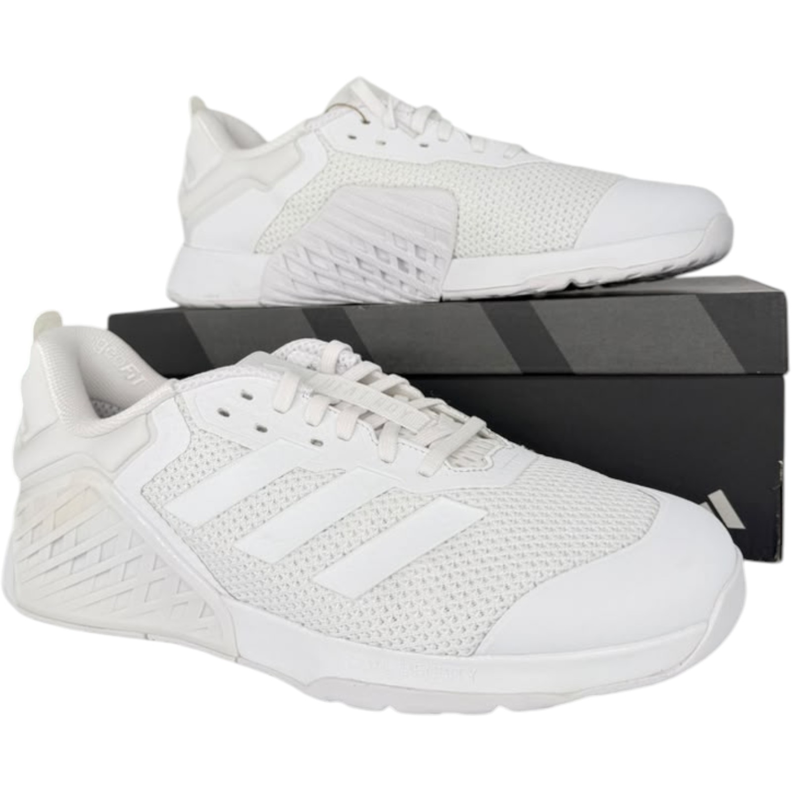 Adidas Dropset 3 Trainer Shoes White US Mens Size 12.5 NEW WITH BOX Adidas Dropset 3 Trainer Shoes White US Mens Size 12.5 NEW WITH BOX