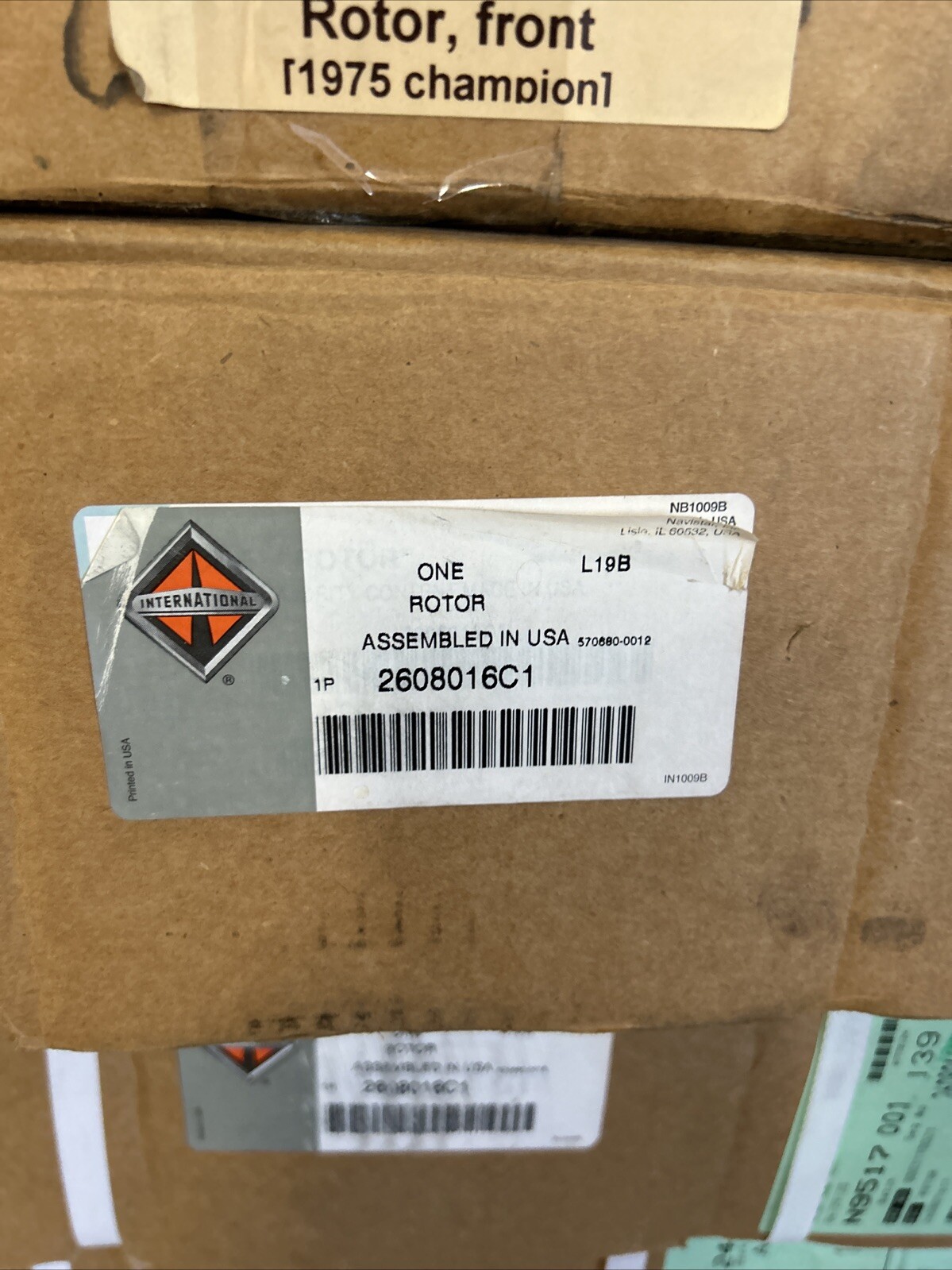 New Genuine International 2608016C1 Rotor