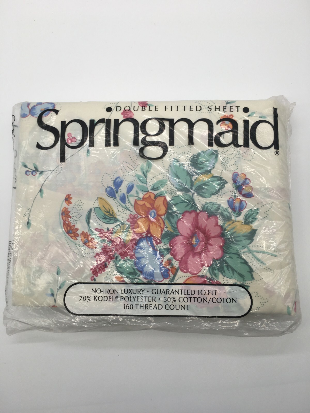 Vintage Springmaid Double Fitted Sheet (54\