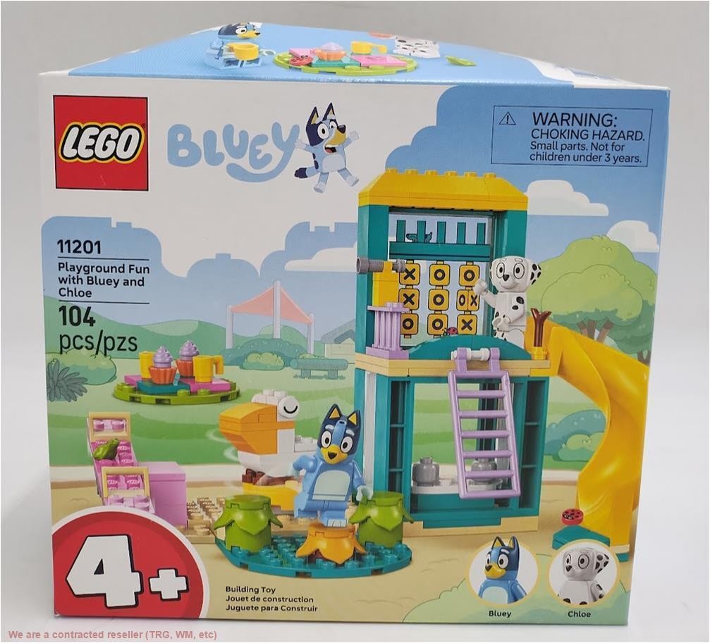 LEGO Bluey Playground Fun with Bluey and Chloe Building Set 11201 SEE DETAILS LEGO Bluey Playground Fun with Bluey and Chloe Building Set 11201 SEE DETAILS