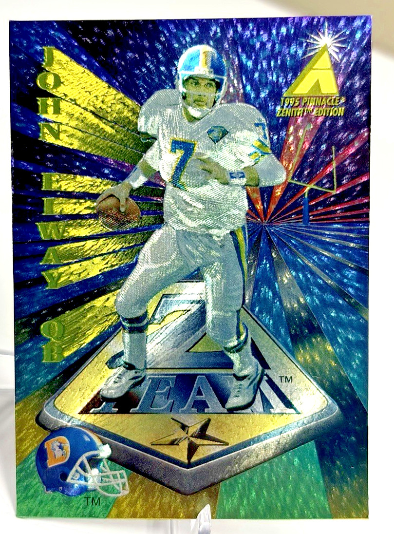 1995 Pinnacle Zenith Z-Team John Elway Dufex Foil #ZT7 Denver Broncos HOF N/M-MT