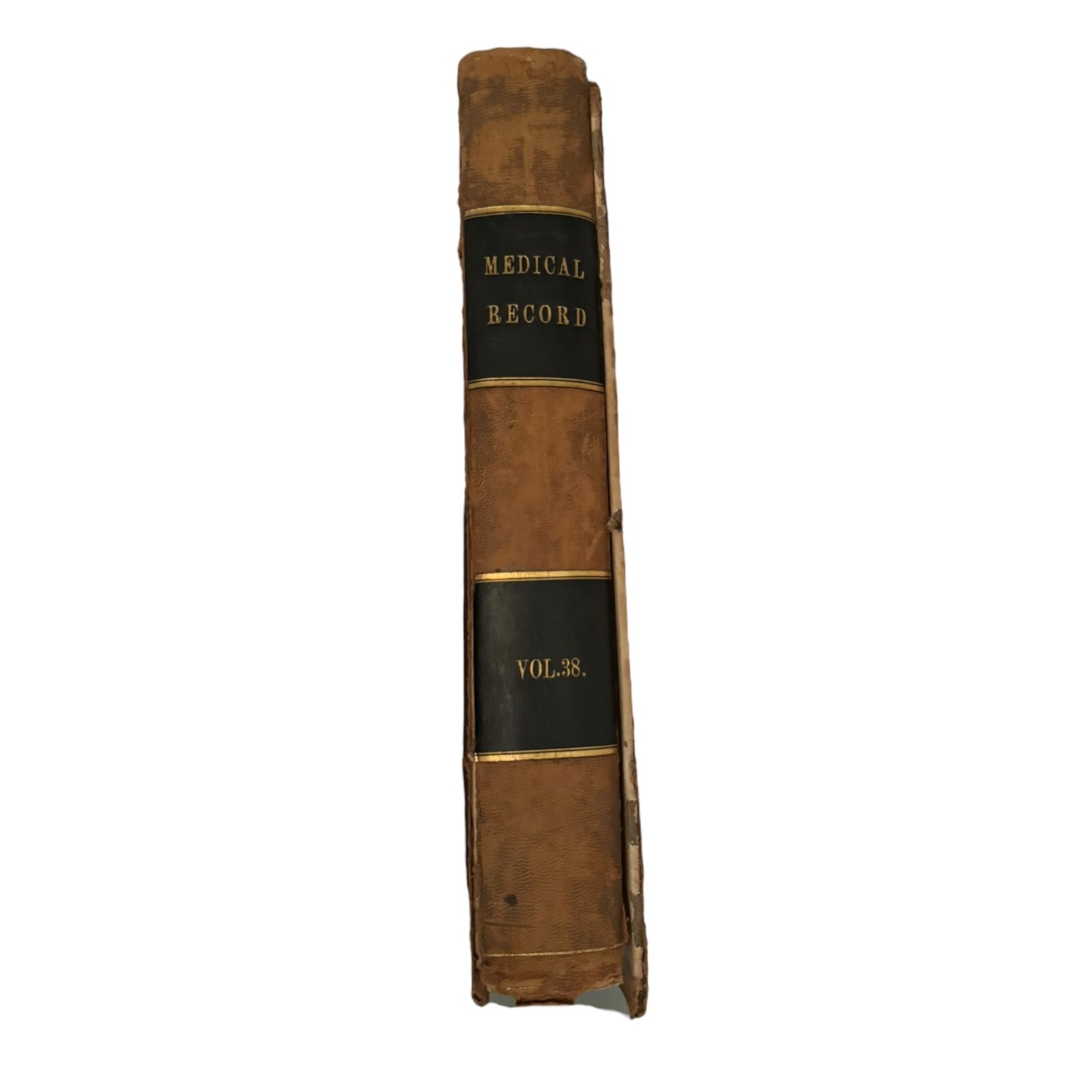 Antique 1890 Medical Records Book volume 38 Antique 1890 Medical Records Book volume 38