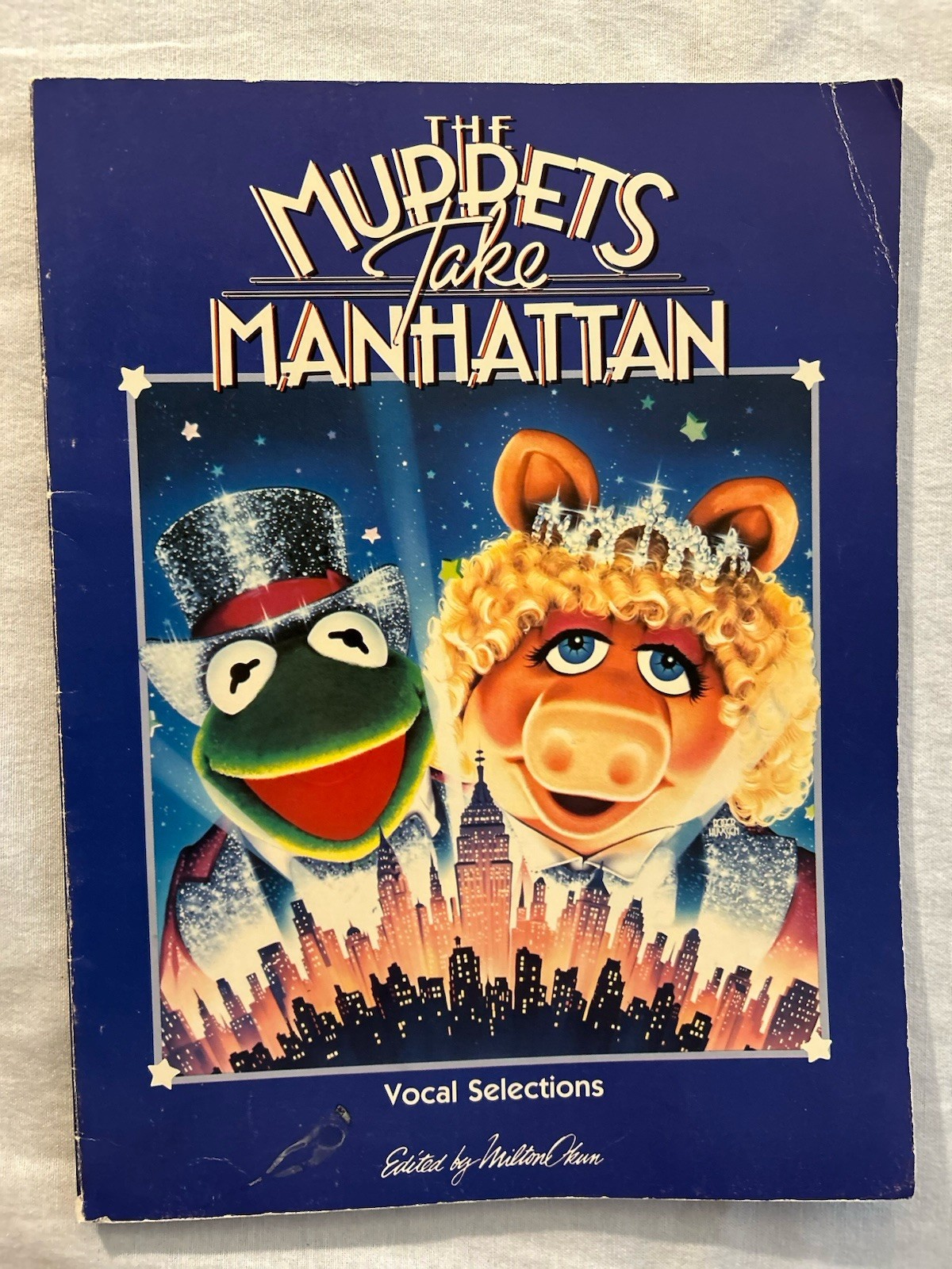 The Muppets Take Manhattan Vocal Selections Songbook RARE OOP